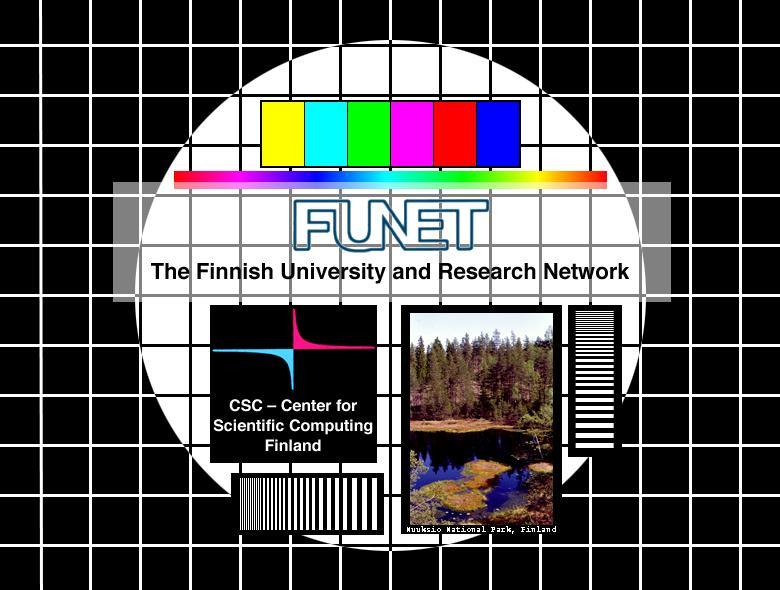 Funet-TV testikuva